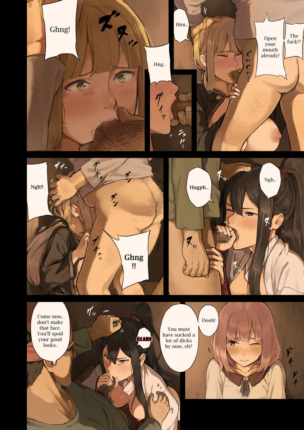 Hentai Manga Comic-The Female Adventurers, Upon Arriving at an Oasis in the Desert...-Chapter 1-12